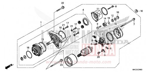 MOTEUR MARCHE ARRIERE GL1800BK de 2019